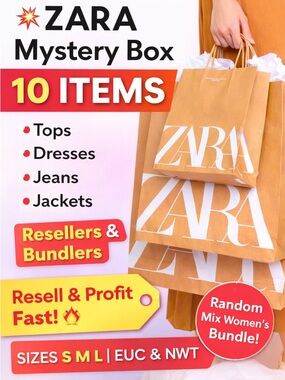 ZARA Mistery Box Resells Allert 10 Items Random Sizes EUC/NWT Women Wholesale